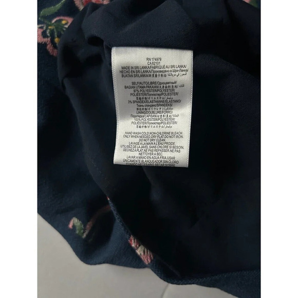 NWT Women’s Blue Floral Bodycon Mini Dress 12 - Picture 6 of 11